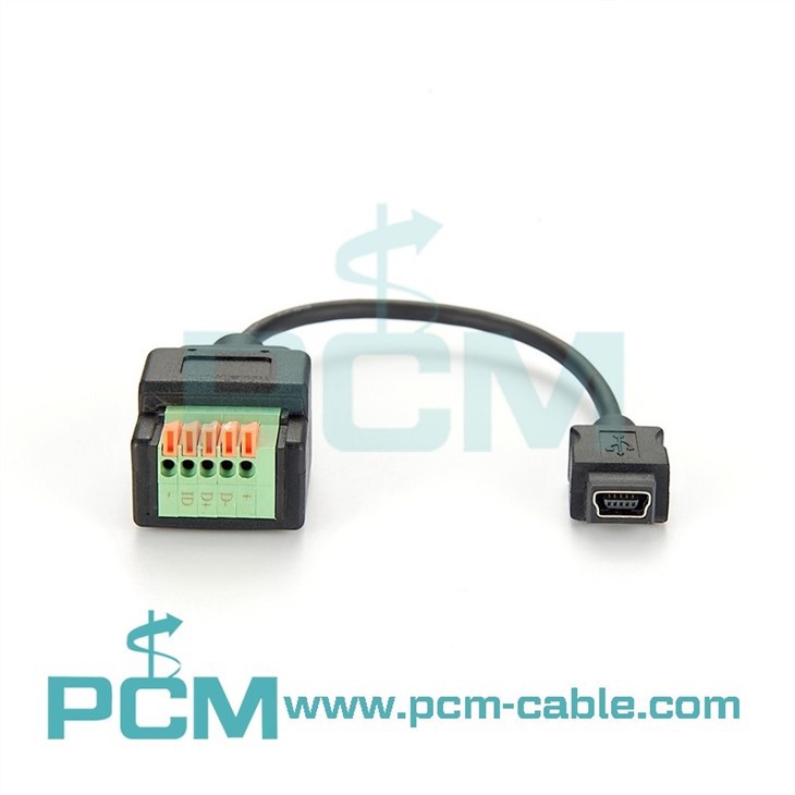 USB Mini B Female Socket to 5 pin Terminal Cable (2)