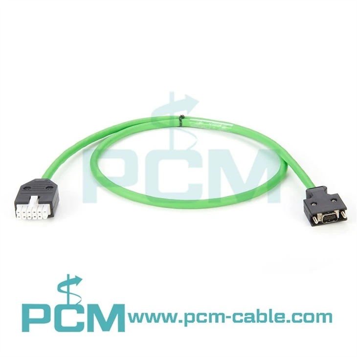 V90 Servo Motor Encoder Cable SCSI MDR 14 Pin to Molex Mini-Fit
