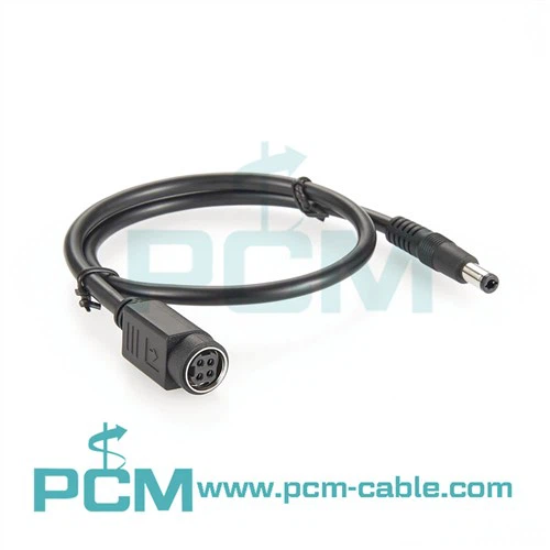 4-pinowy kabel zasilający DIN do 5,5 x 2,5 mm DC