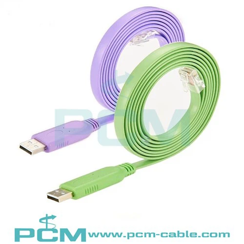 Kabel Rollover USB na RJ45 dla Cisco