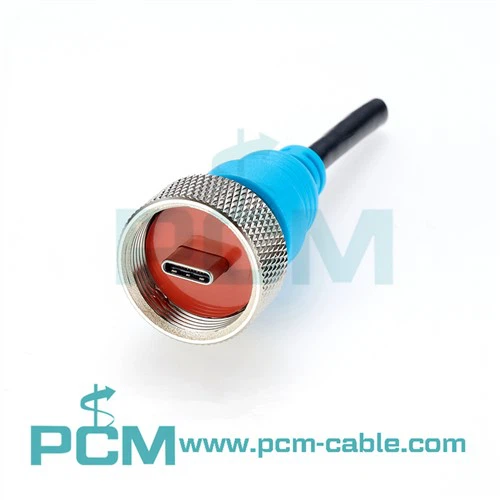 Wodoodporny kabel USB C męski na męski o stopniu ochrony IP67
