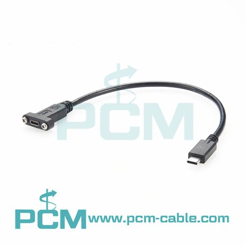 Przedłużacz USB 3.1 C do montażu panelowego