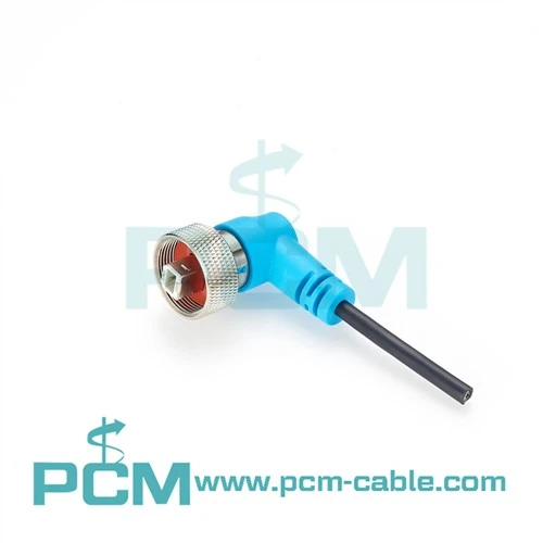 Wodoodporny, męski kabel USB typu B z szybkozłączką