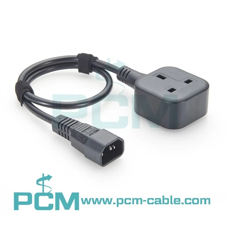 PDU IEC to UK power adapter