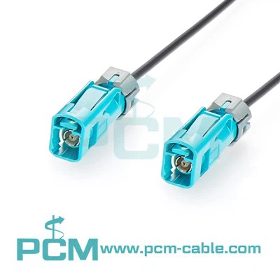 Wodoodporny zespół kabla Fakra Kod Z Kod kobiet do żeńskiego LVDS Radio Universal Cable