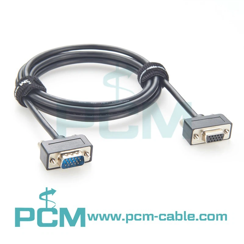 PCM-S-0689 Ultra Slim VGA SVGA Female-to-Male Cable PCM-S-0689 Ultra Slim VGA SVGA Female-to-Male Cable