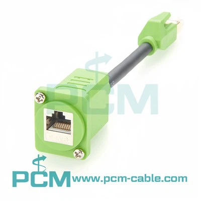 Mocowanie panelu CAT8 przedłuża kabel 40 Gb / s 2000 MHz