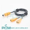 Kabel M12 A z kodem 8-pinowym na podwójny kabel USB A