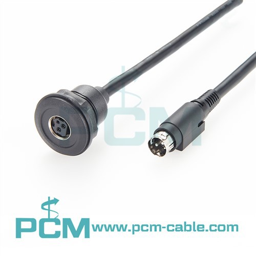 Kabel zasilający DIN do montażu panelowego zgodny z KPJX-PM-3S