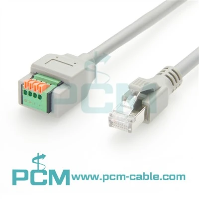 Kabel z listwą zaciskową RJ45 męski na RS485 4-pin