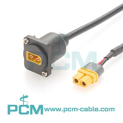 Kabel przedłużający typu D do montażu panelowego XT60