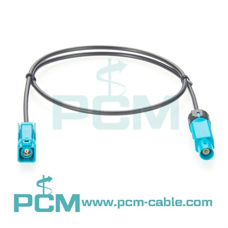 Waterproof Fakra Z Code Male-to-Female Extension Cable for LVDS Systems